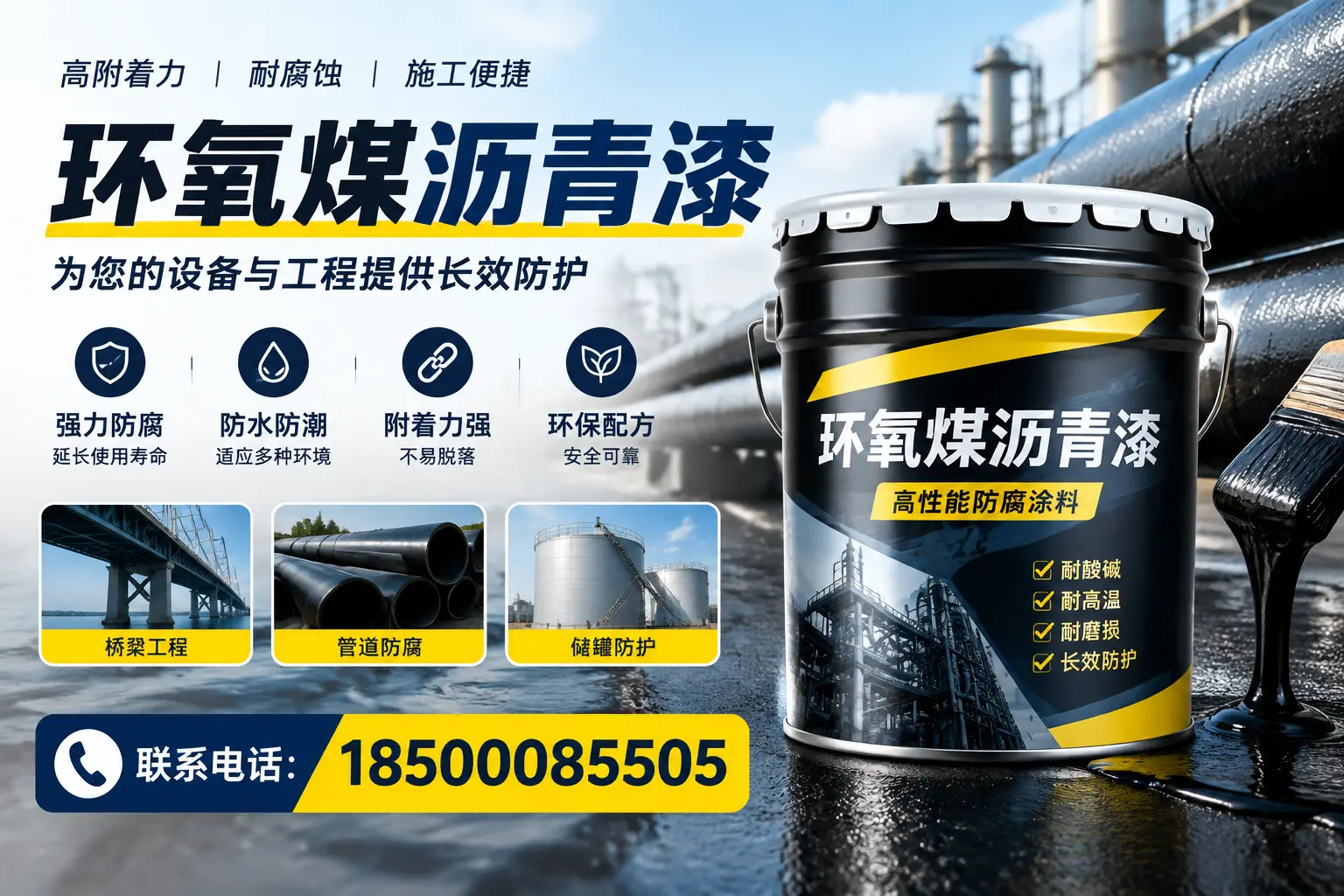环氧煤沥青漆与其他涂料的对比分析,助力漯河企业决策