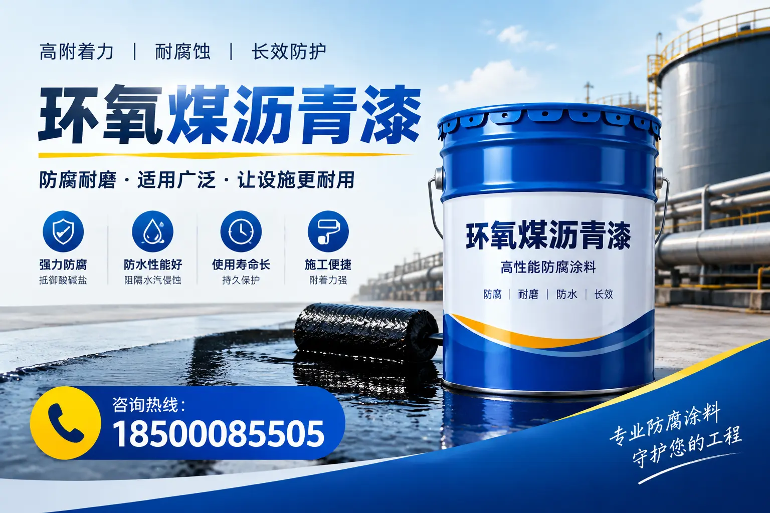 环氧煤沥青漆与其他涂料的对比分析,助力漯河企业决策